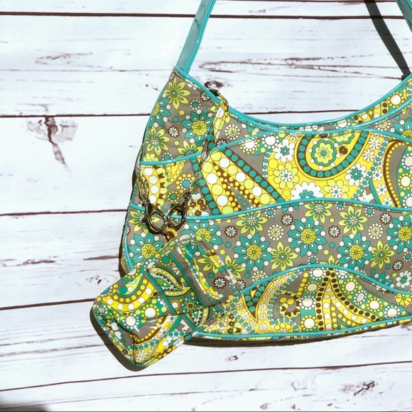 Vera Bradley Lemon Parfait Shoulder Bag - Picture 3 of 6